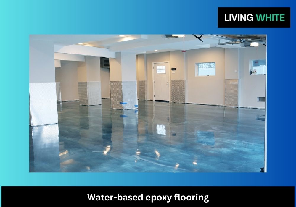 Water-based epoxy flooring